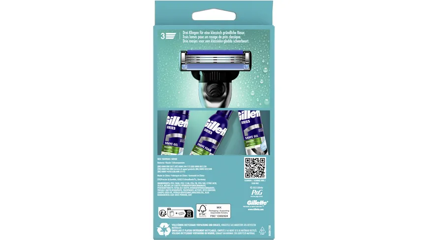 Gillette MACH3 Rasierer mit 1ner Klinge