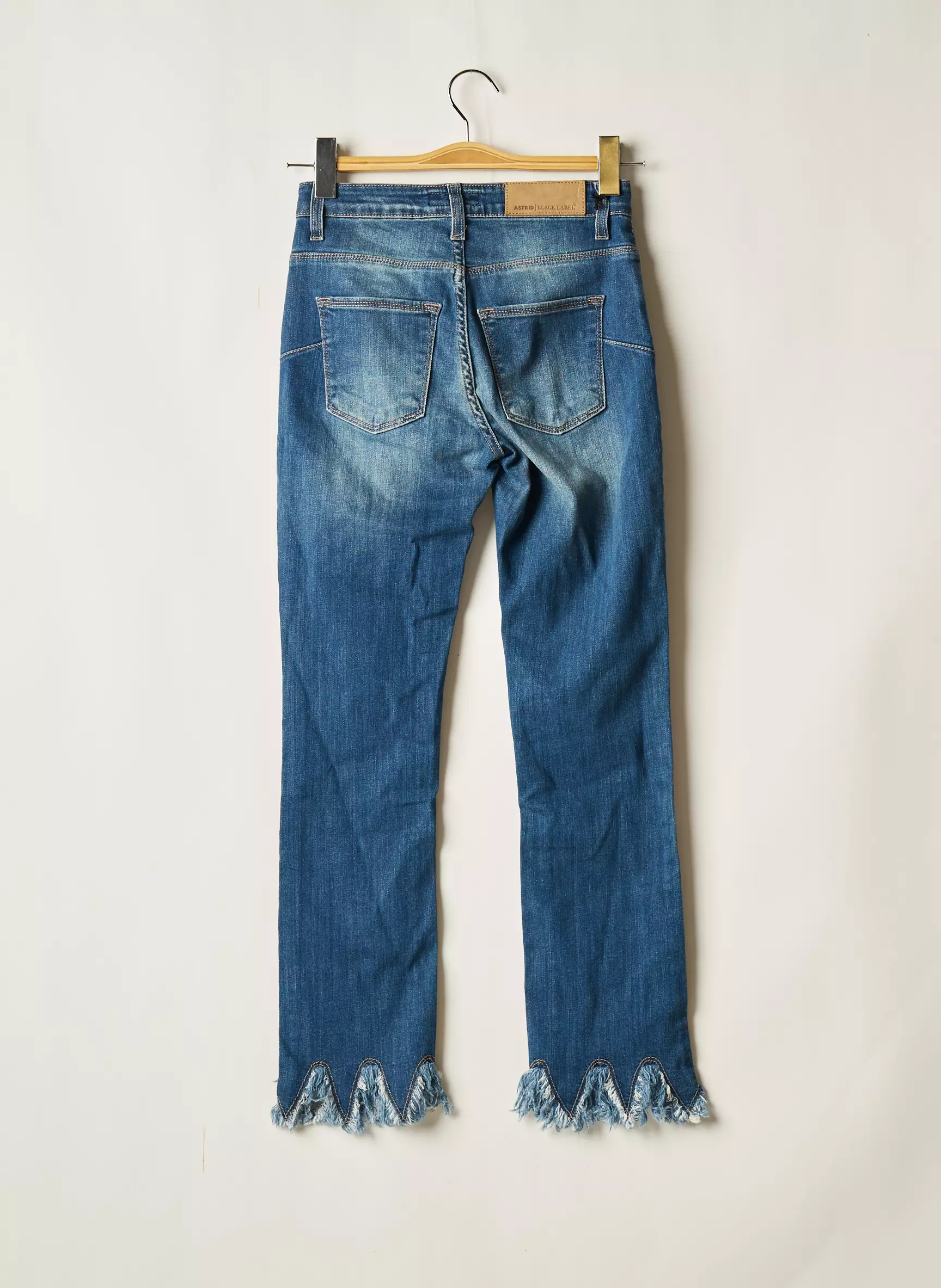 Astrid Black Label Jeans Coupe Droite Femme couleur bleu