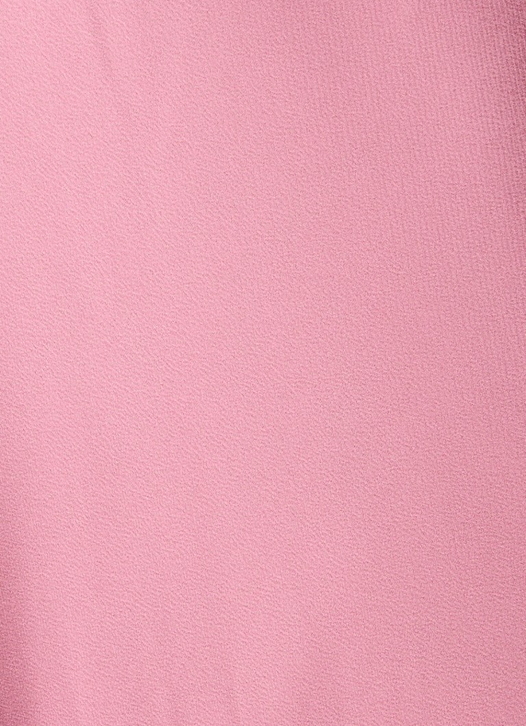 Vestido longo de cetim Ralph Lauren com decote assimétrico