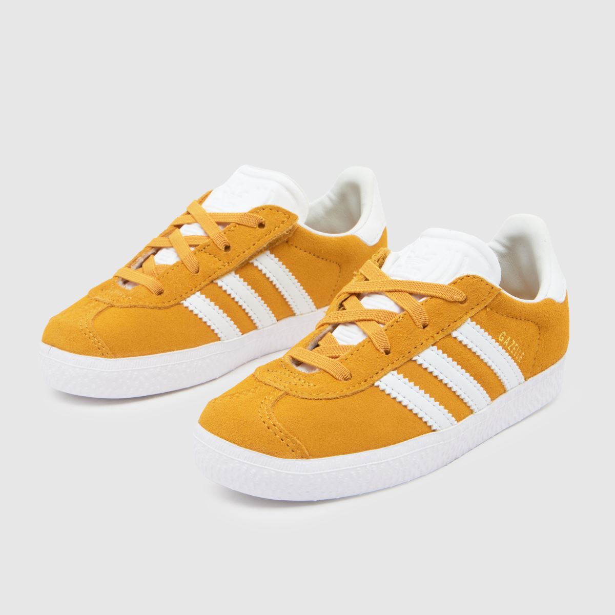 adidas gula Gazelle småbarnsskor