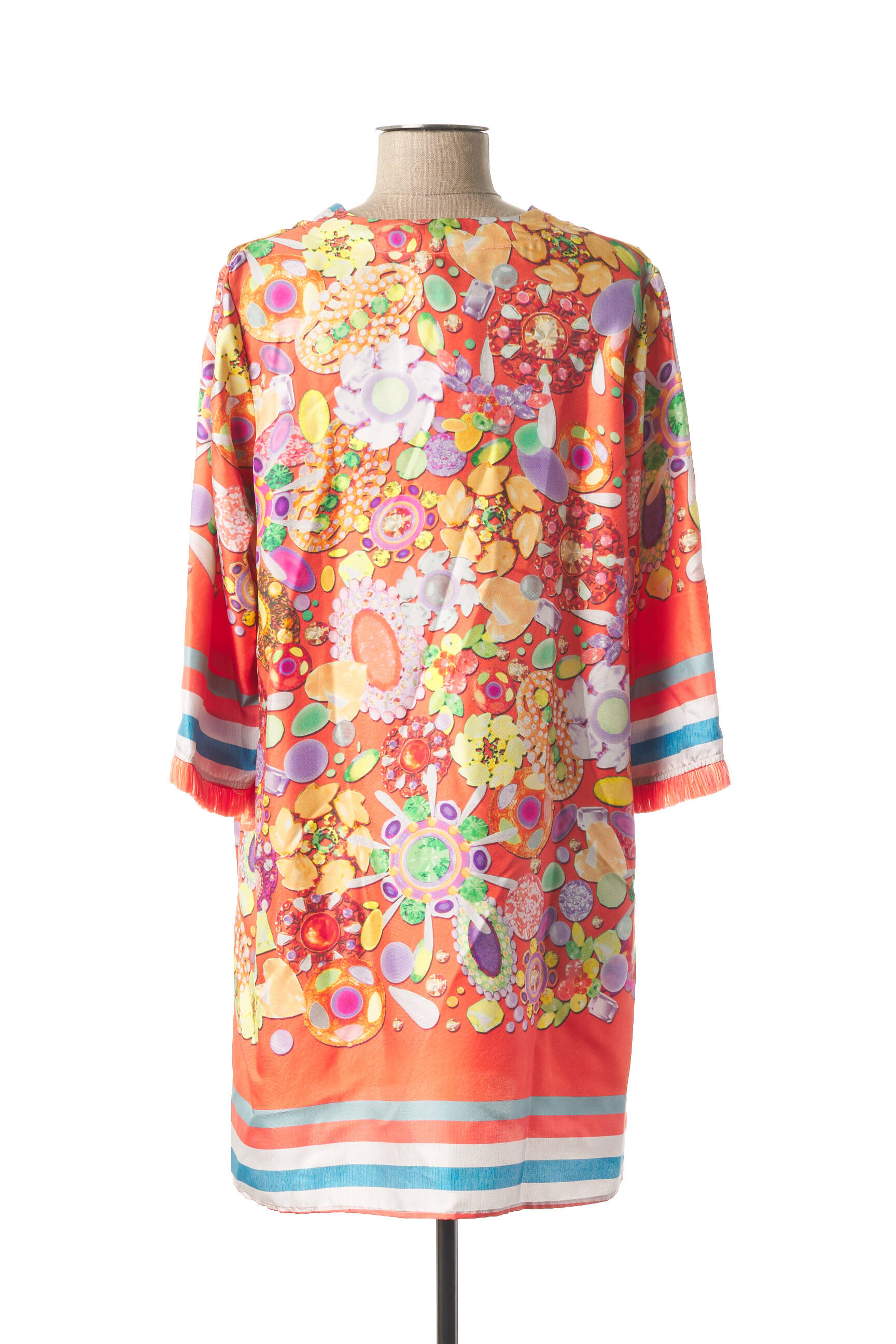Mucho Gusto Tuniquemanchelongue Femme couleur orange