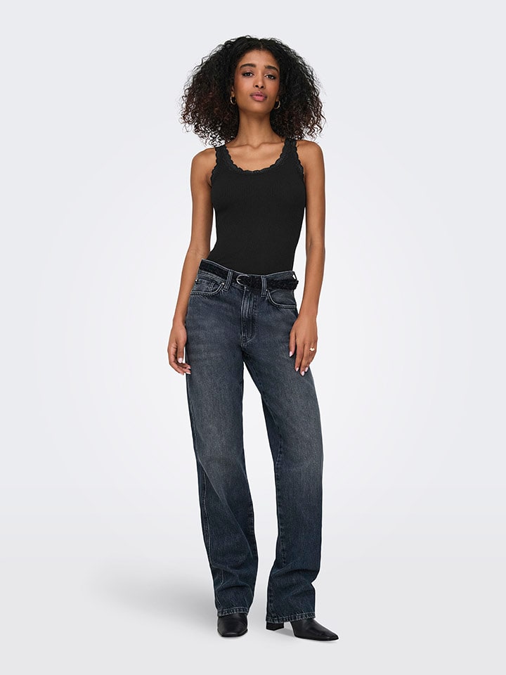 ONLY Top in Schwarz günstig kaufen