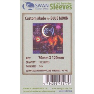Swan Panasia Kartenhüllen 70mm x 120mm dünn (150)