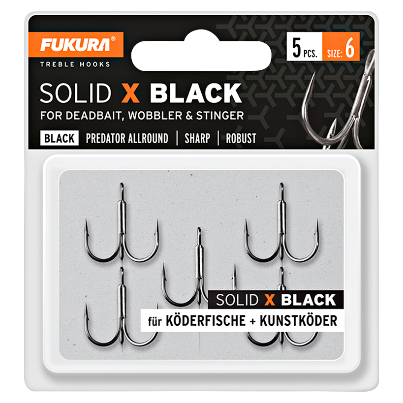 Lieblingsköder Fukura Solid X Drillinge (black)