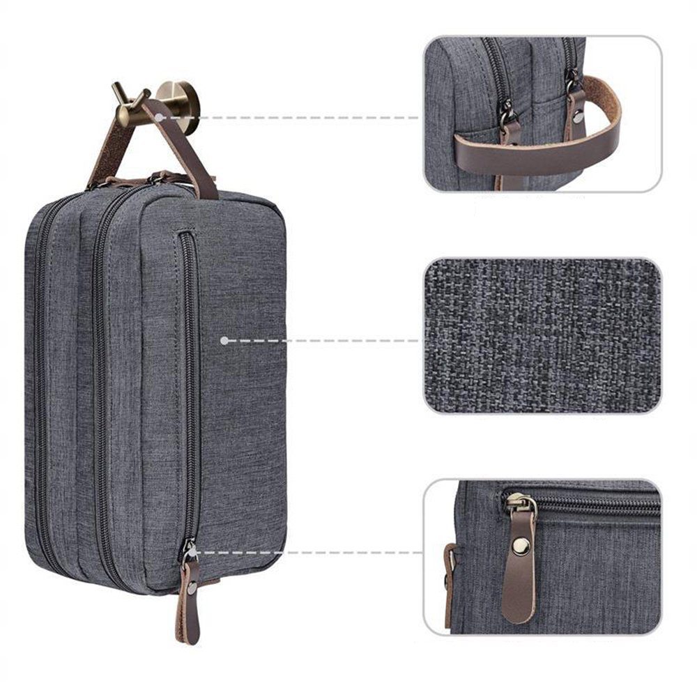 Questive Kulturbeutel Kulturbeutel Herren Rucksack Damen Kosmetiktasche Waschtasche (1-tlg)