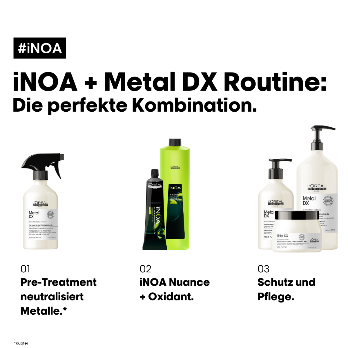 L'Oréal Professionnel Paris INOA 6 dunkelblond 60 ml