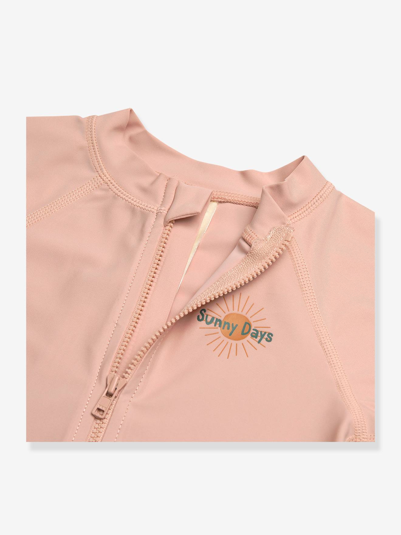 Lässig Kinder UV-Overall LÄSSIG mit kurzen Ärmeln - rosa nude