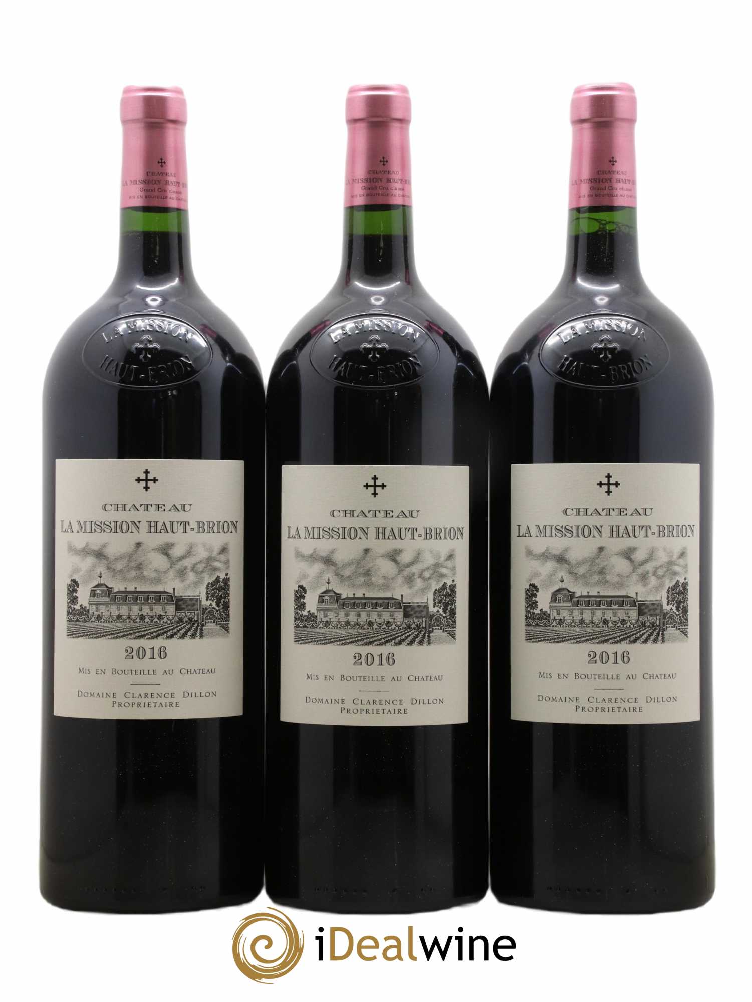 Château La Mission Haut-Brion Cru Classé de Graves  2016 - Lot de 6 Magnums