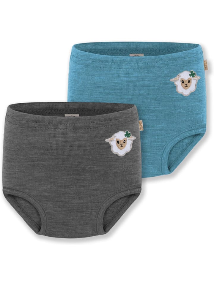 Normani Outdoor Sports 2er Pack Baby Merino Windelhose Tokoroa in Blau/Anthrazit günstig kaufen