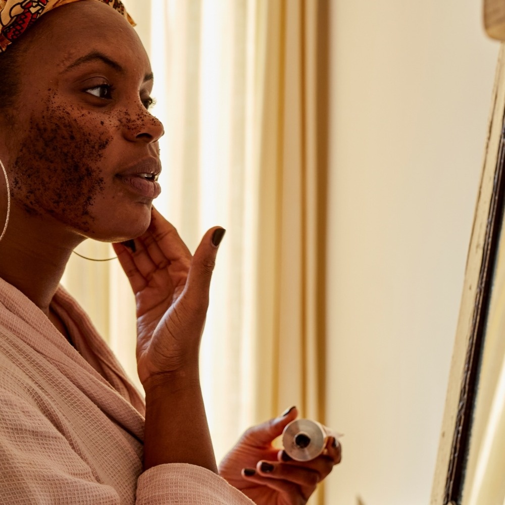 upcircle Care: Coffee Face Scrub - Floral Blend Soin Visage