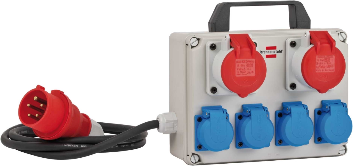 Brennerstuhl 1153650 Mini napájecí rozvaděč BKV 2/4 T IP44