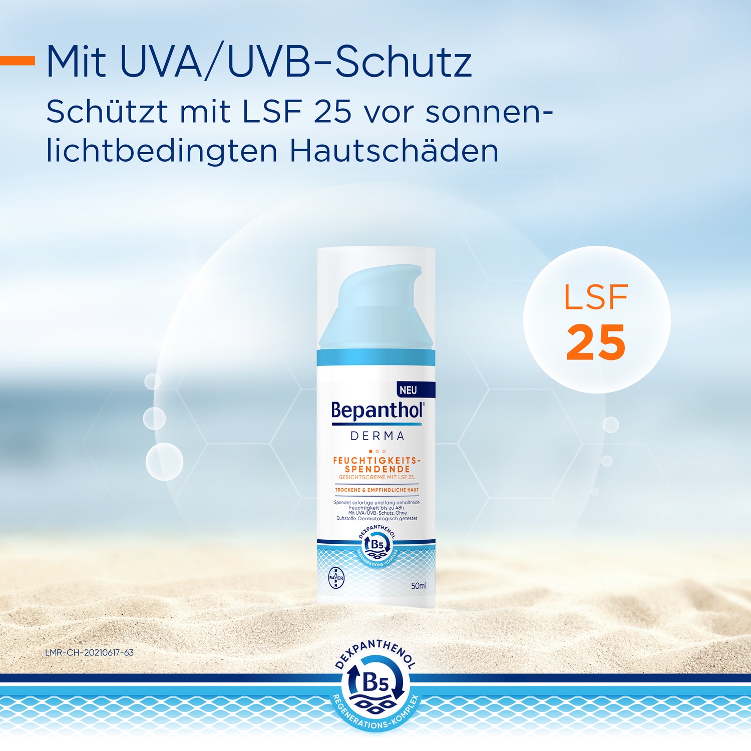 Derma feuchtigk.spend.Gesichtscre.LSF 25