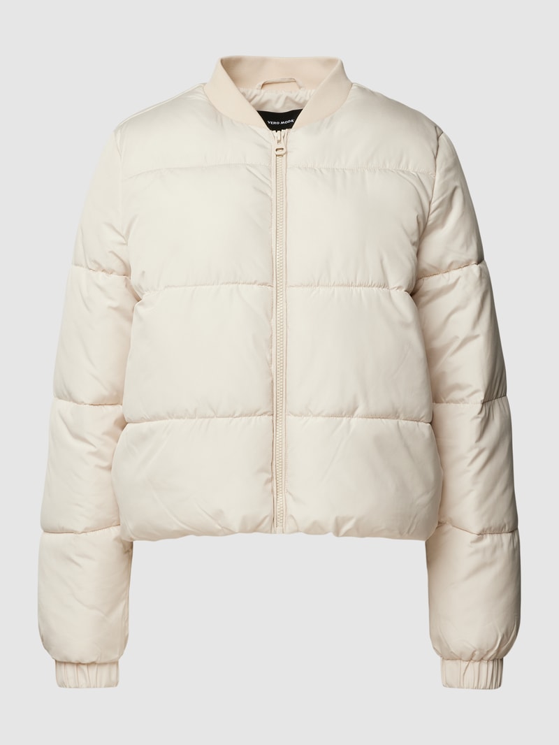 Steppjacke in verkürzter Passform Modell 'LUCY' in offwhite