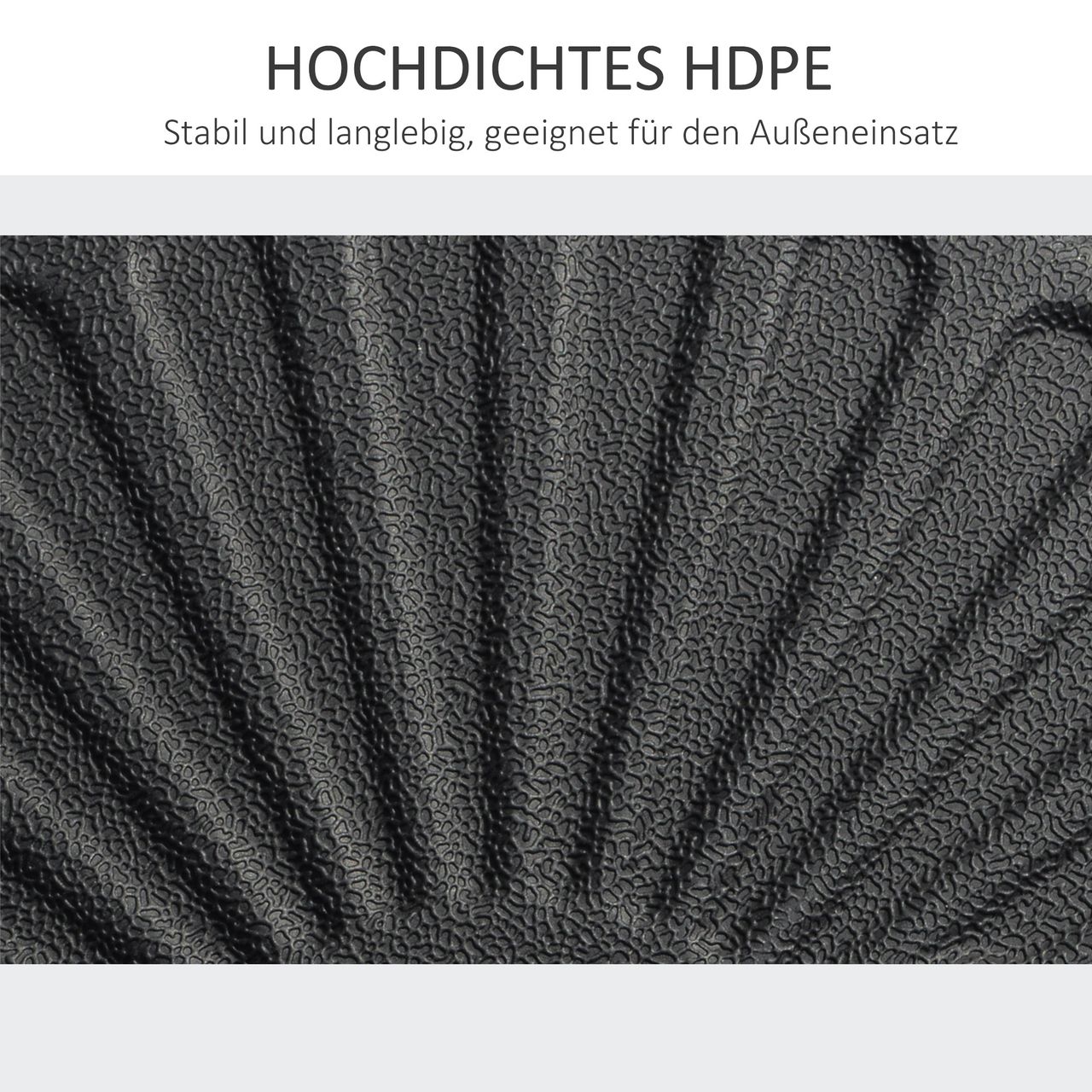 Outsunny Sonnenschirmständer 22 kg Regenschirm Base für Ø38/48mm HDPE