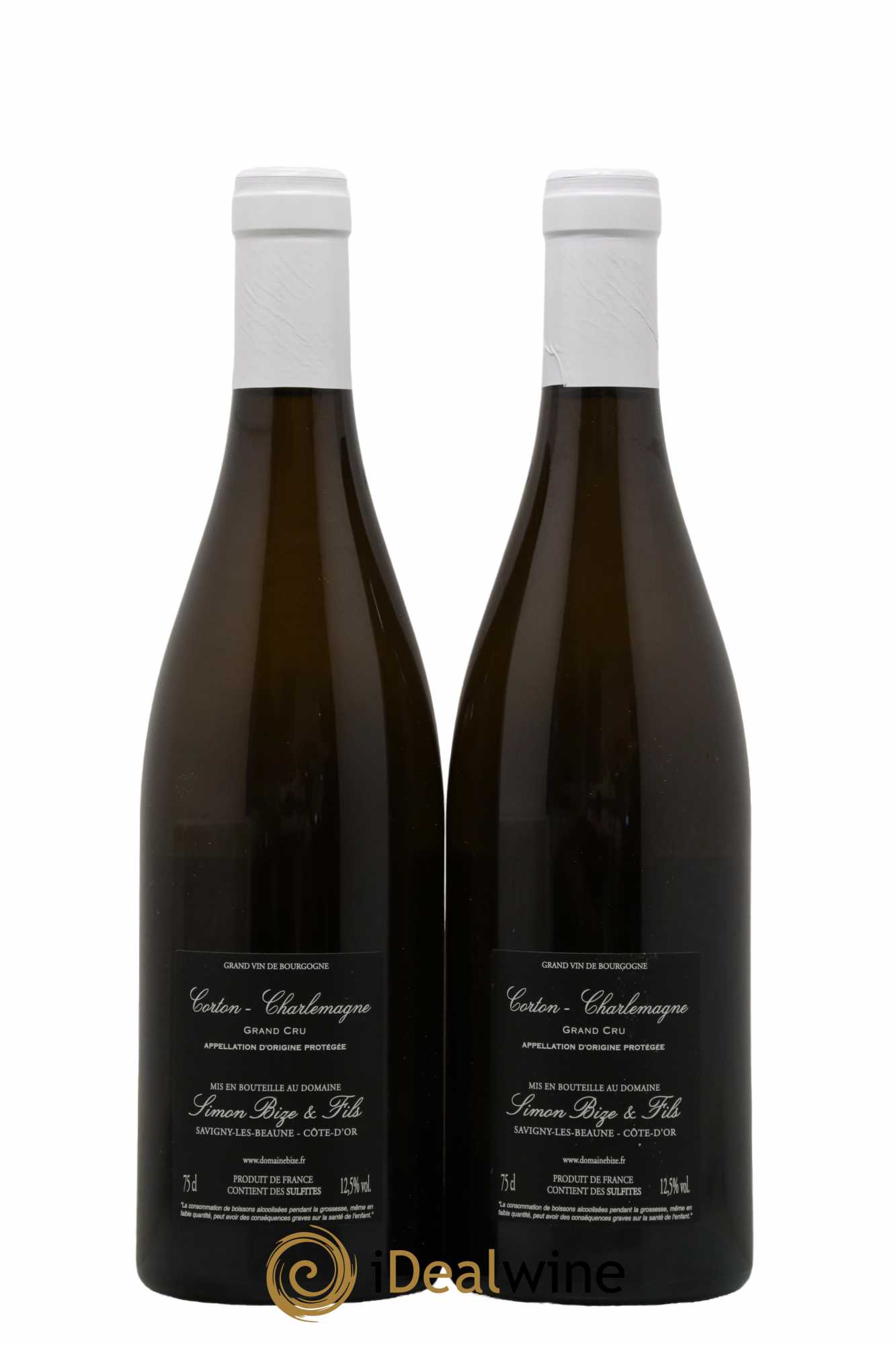 Corton-Charlemagne Grand Cru Simon Bize & Fils  2020 - Lot de 2 Bouteilles