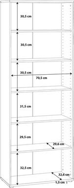 FORTE Regal Tempra, Breite 73,7 cm