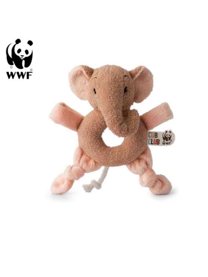 WWF Cub Club - Greifring Ebu der Elefant (15cm) in beige günstig kaufen onesize