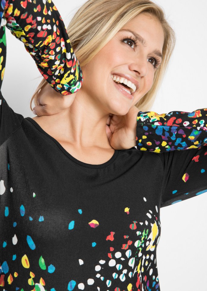 Langärmlige Shirt-Tunika