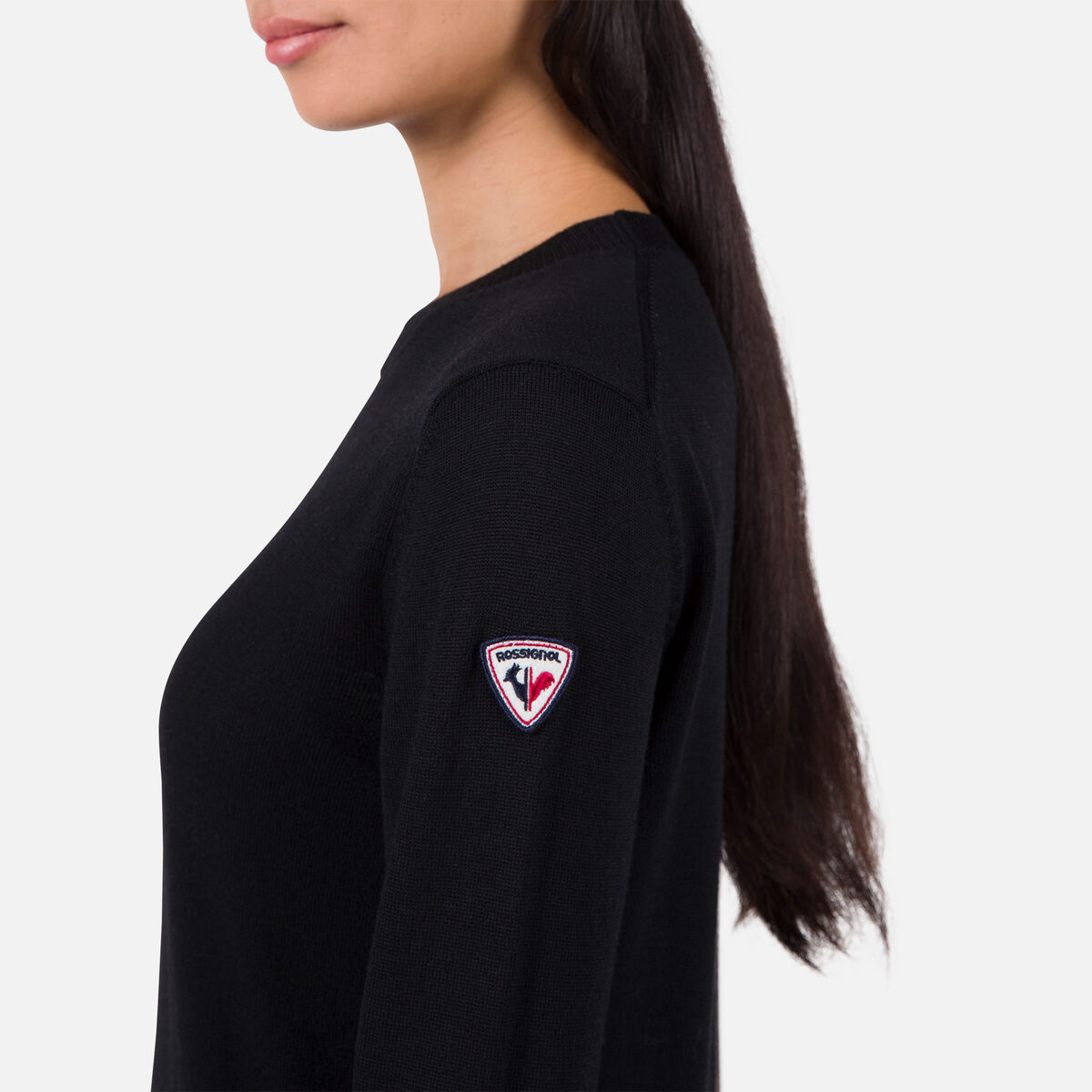 Damenpullover mit Rundhalsausschnitt