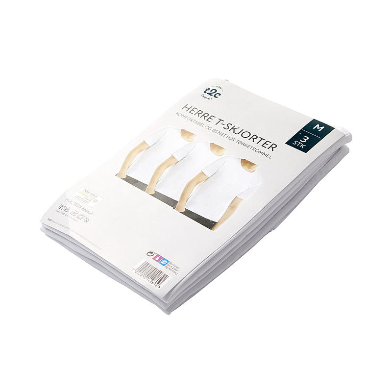 Time 2 Change T-shirt 3-pk str M-XXL hvit