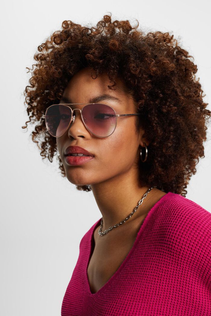 Unisex-Sonnenbrille im Pilotenstil