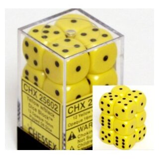 Yellow-black 12xW6 16mm (undurchsichtig)
