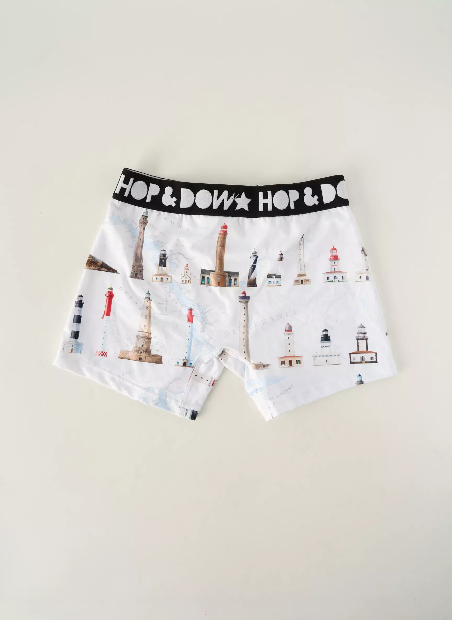 Hop   Down Boxers Homme couleur blanc