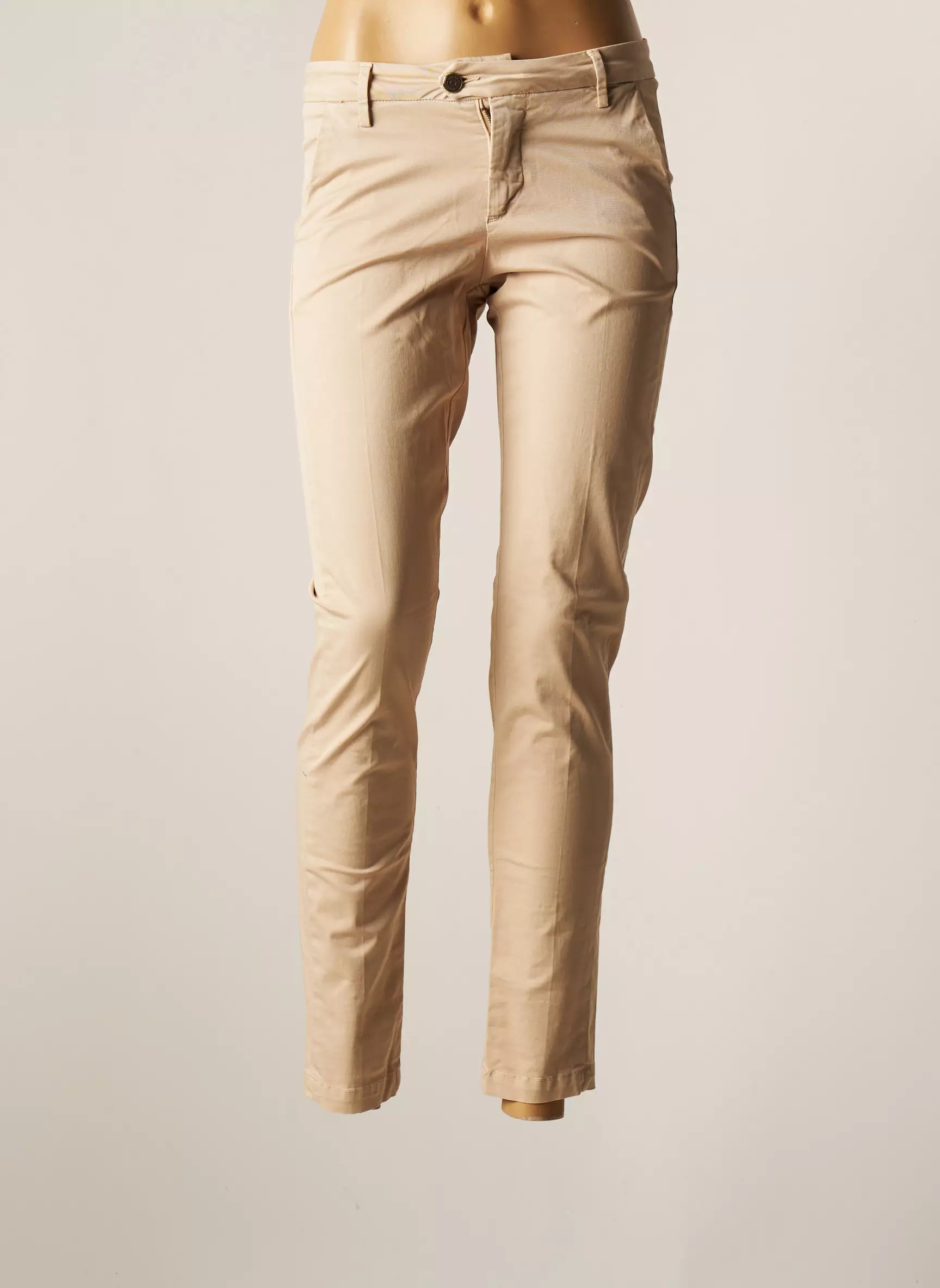 Kocca Pantalons Chino Femme couleur beige