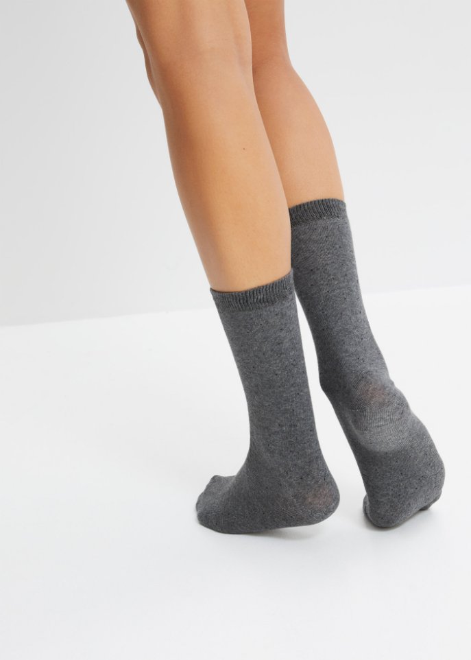 Socken (4er Pack) mit Bio Baumwolle aus Effektgarn