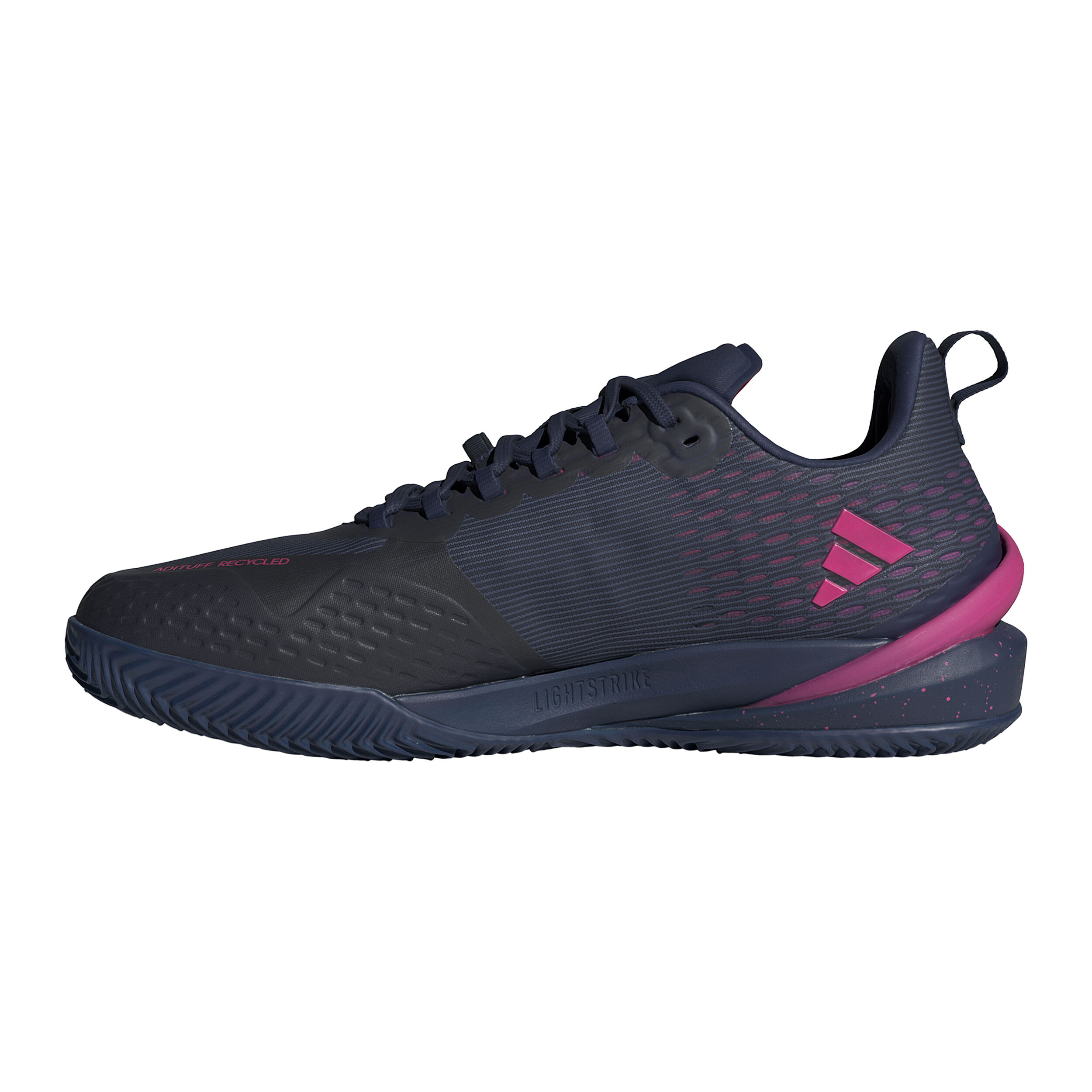 Adizero Cybersonic Sandplatzschuh Herren - Dunkelblau, Weiß