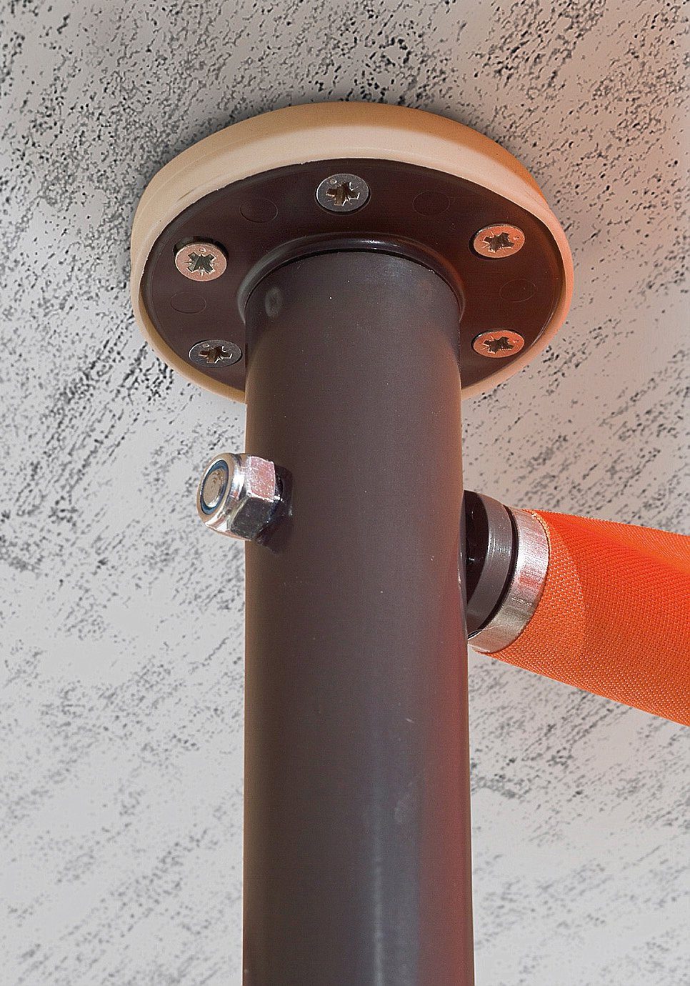 Angerer Freizeitmöbel Klemmmarkise gelb-grau, Ausfall: 150 cm, versch. Breiten