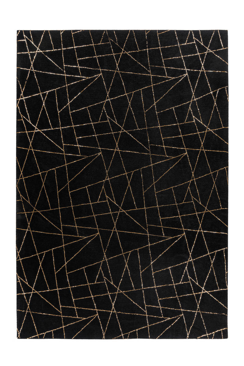 me gusta Teppich Schwarz / Gold 160cm x 230cm