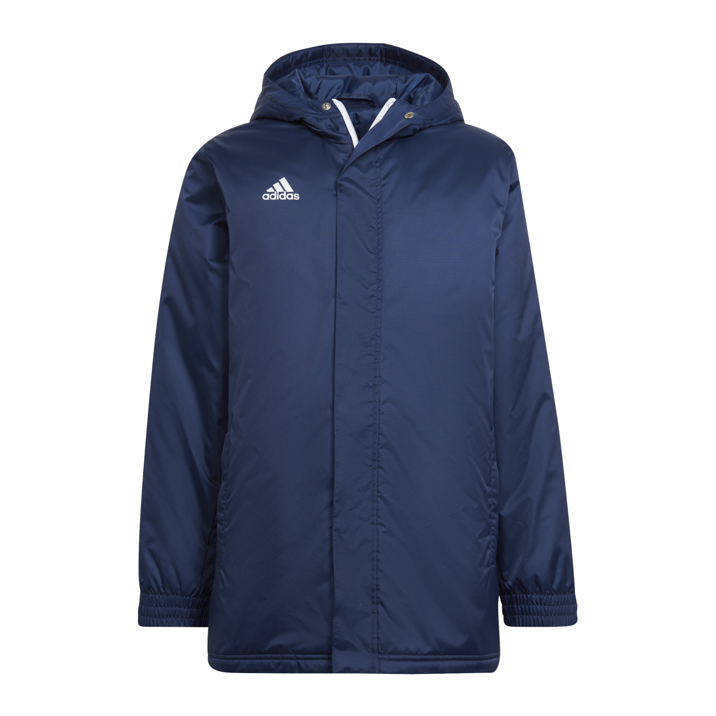 adidas Entrada 22 Stadium Winterjacke Kids Blau