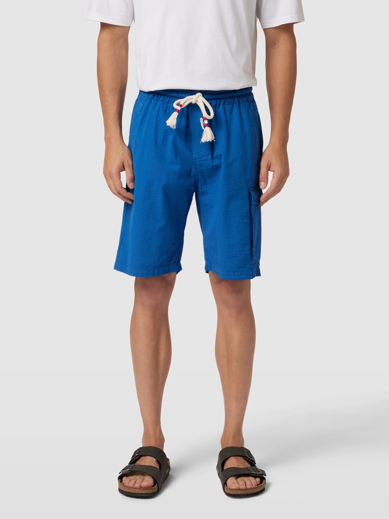 Bermudas mit Streifenmuster Modell 'MARSEILLE' in marineblau