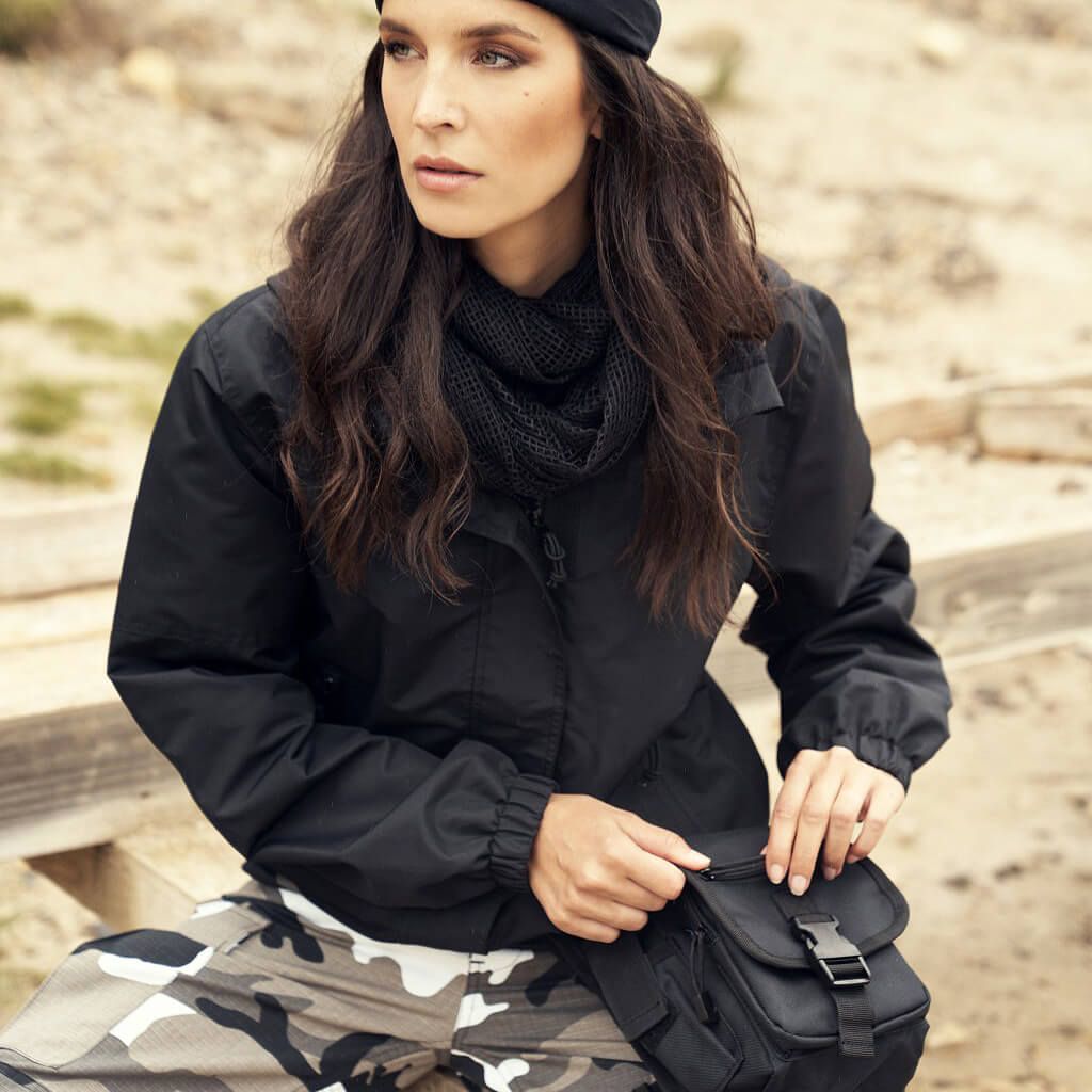 Ladies Summer Windbreaker Frontzip