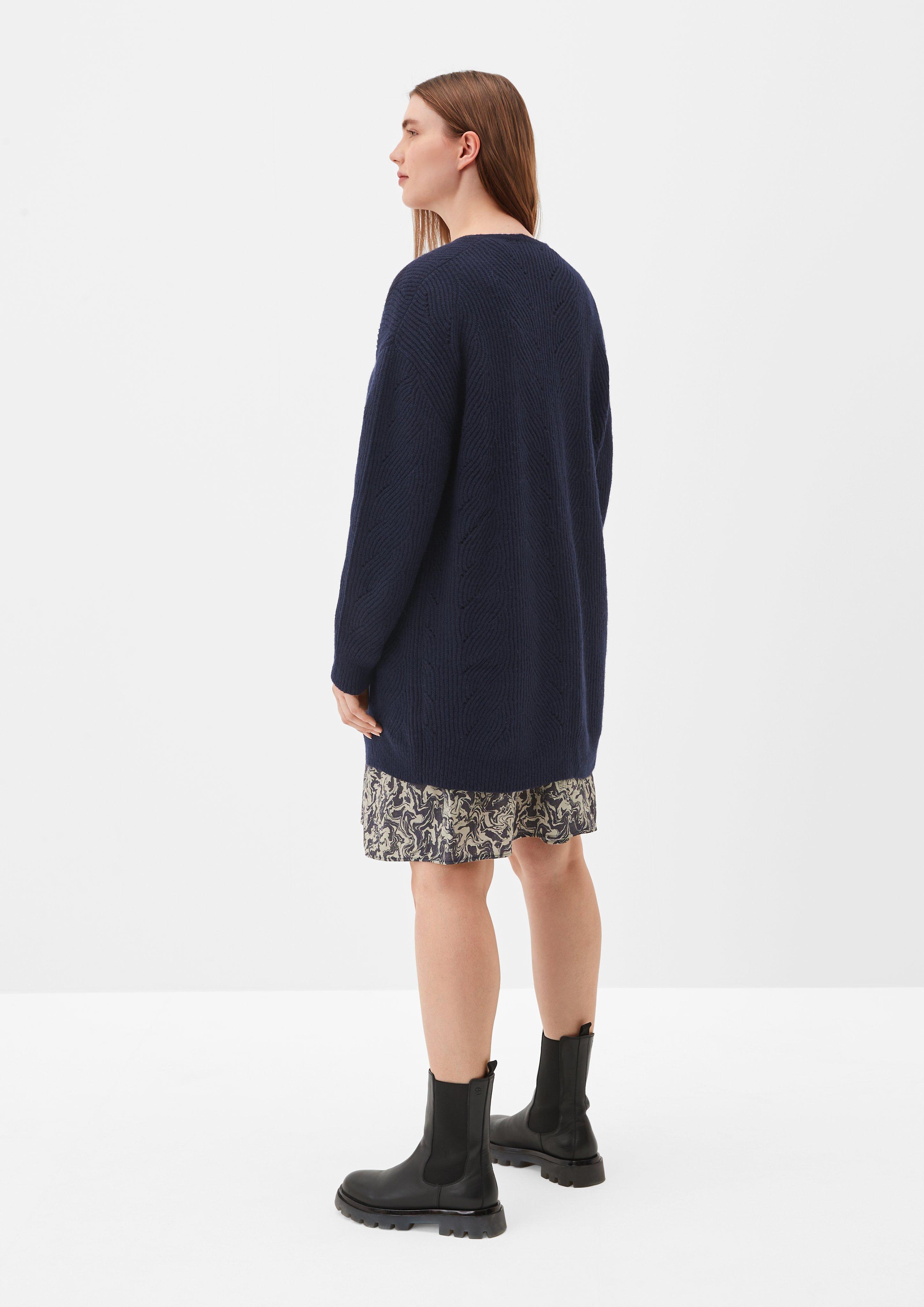 Grobstrick-Cardigan im Woll-Mix  2122011-5959