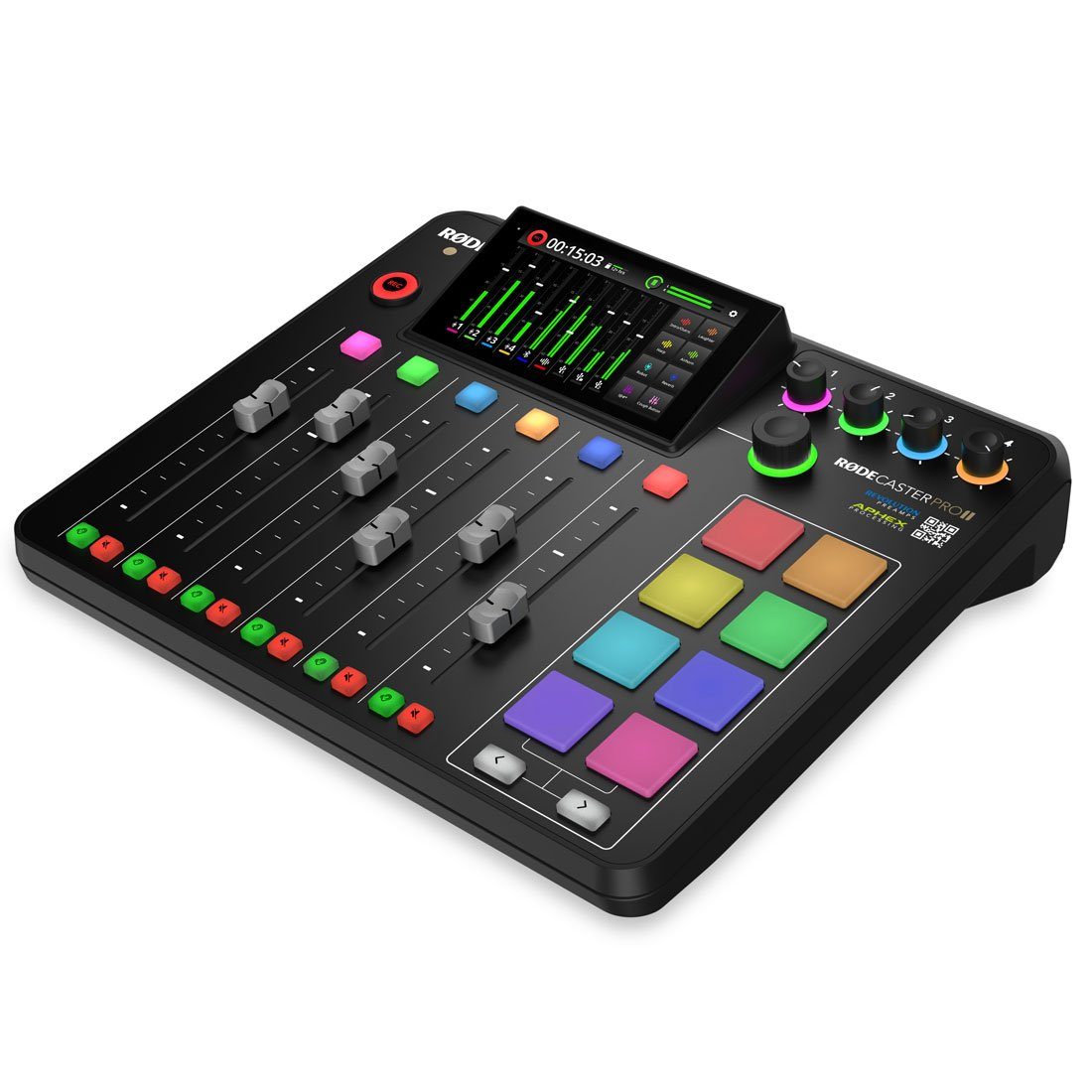 RODE Microphones Mischpult Rode Rodecaster Pro II Podcast Station mit Kopfhörer