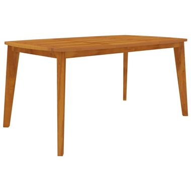 vidaXL Gartentisch Gartentisch 160x90x75 cm Massivholz Akazie (1-St)