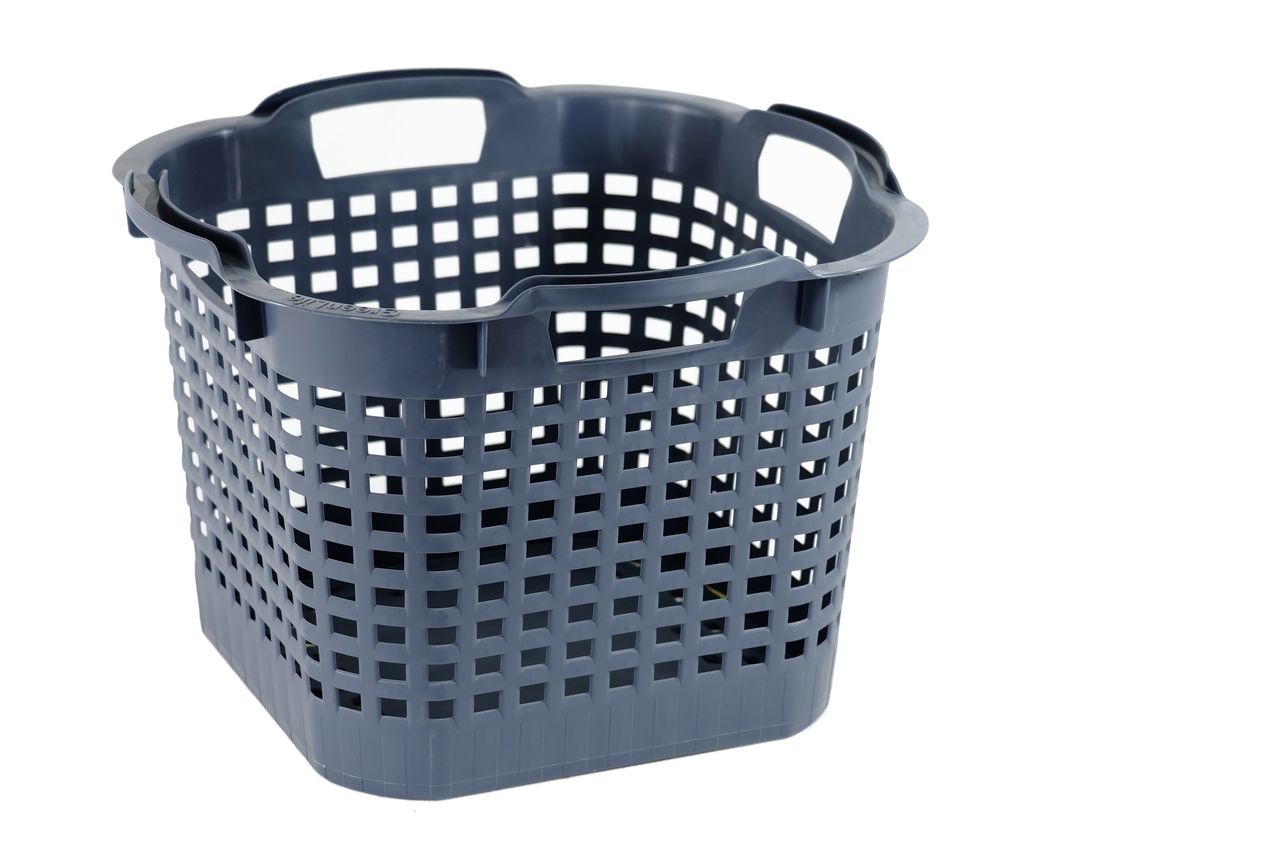 GreenLife Uni-Korb 25 kg, 3 Stück, drehstapelbar, grau