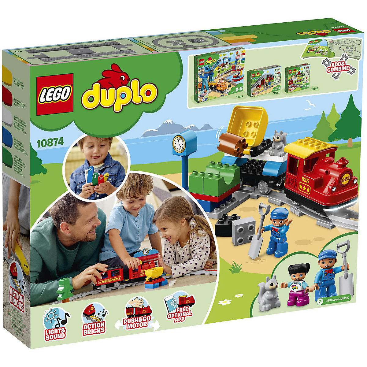 LEGO® DUPLO 10874 Dampfeisenbahn