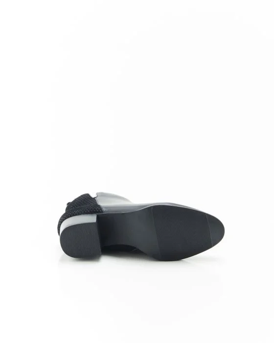 Bottines bi-matières
