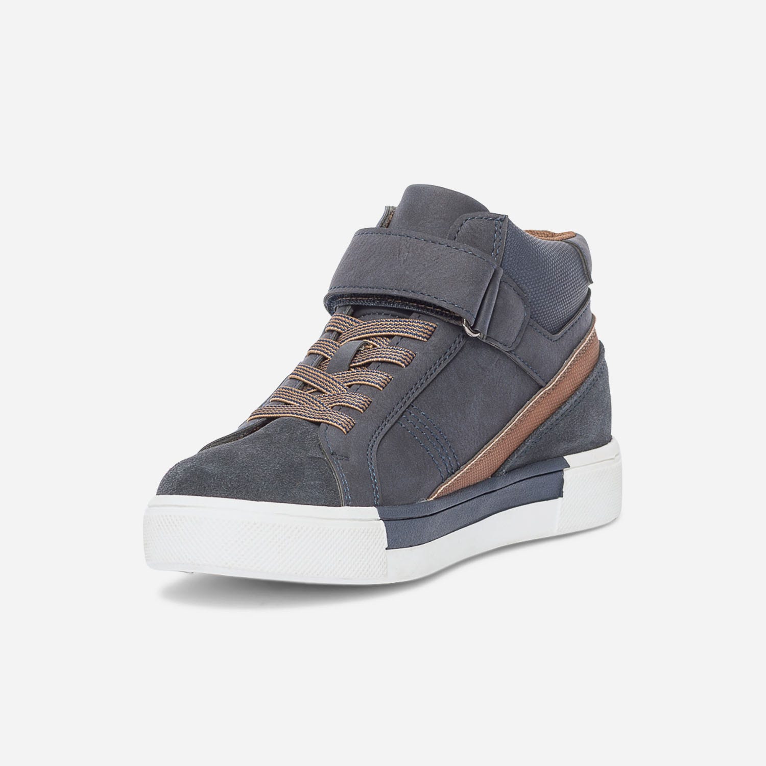Basket marine et marron