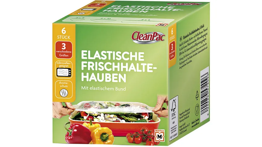 CleanPac Frischhaltehauben Elastisch
