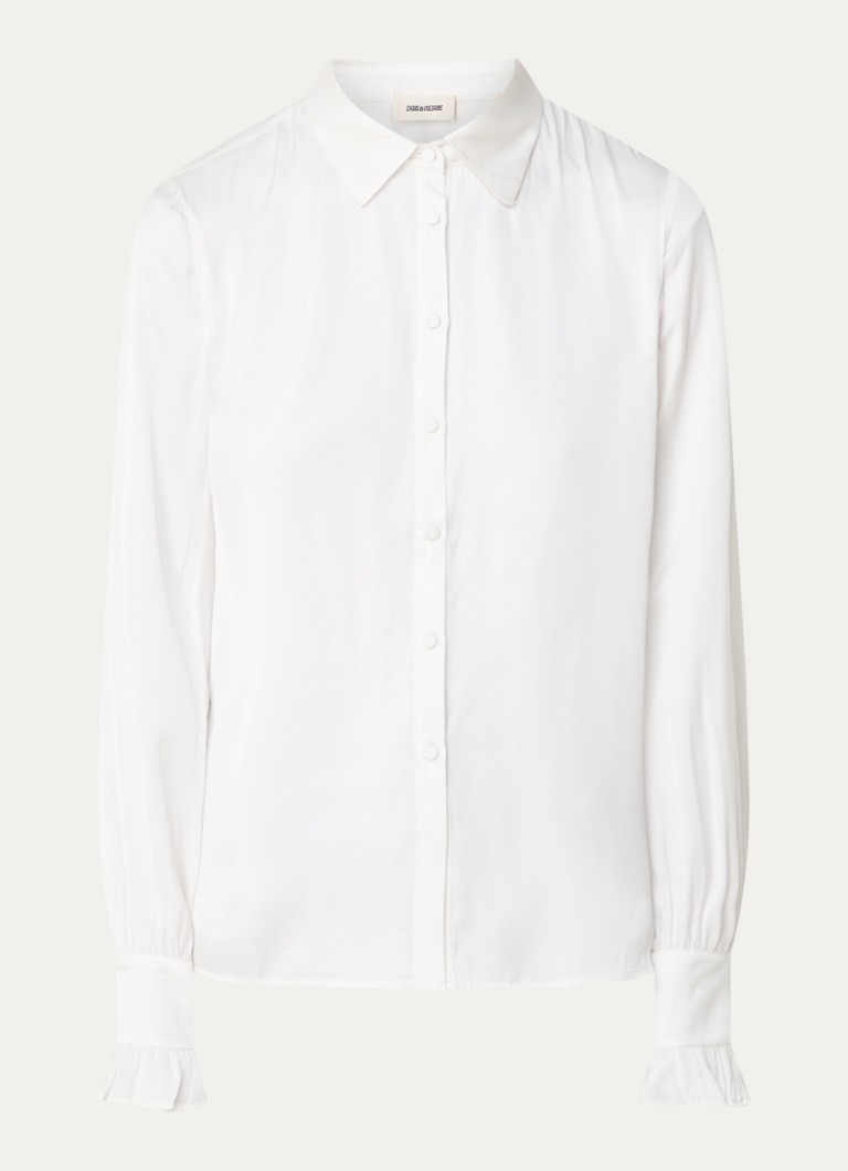 Bluza cu volane din satin Thely Zadig&Voltaire
