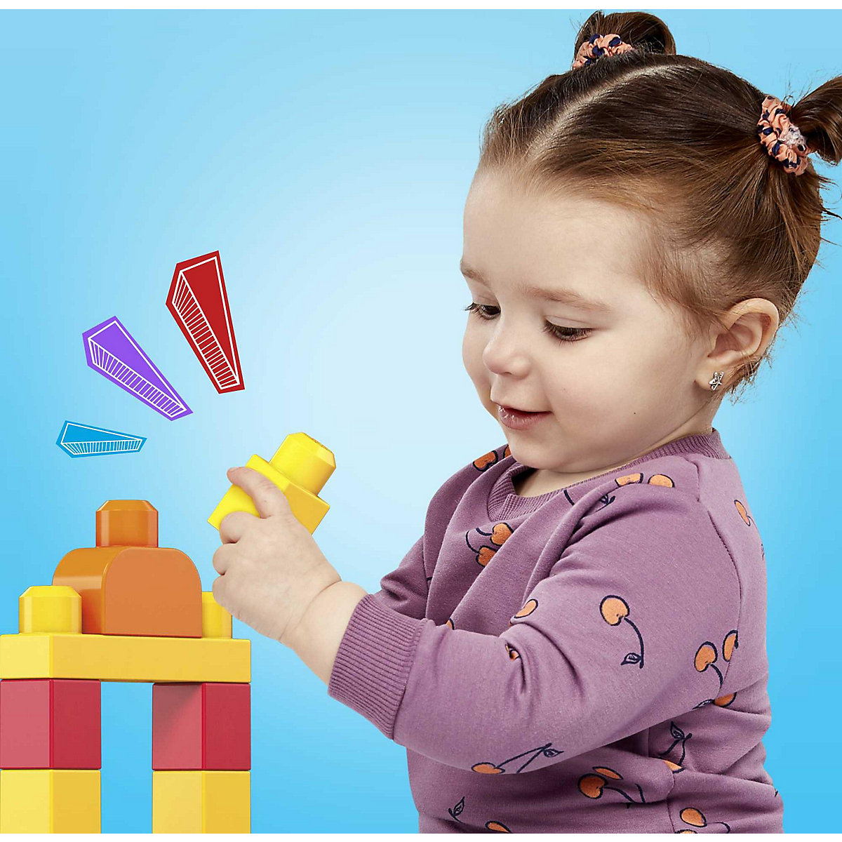 Mega Bloks Bausteinebeutel bunt (80 Teile)