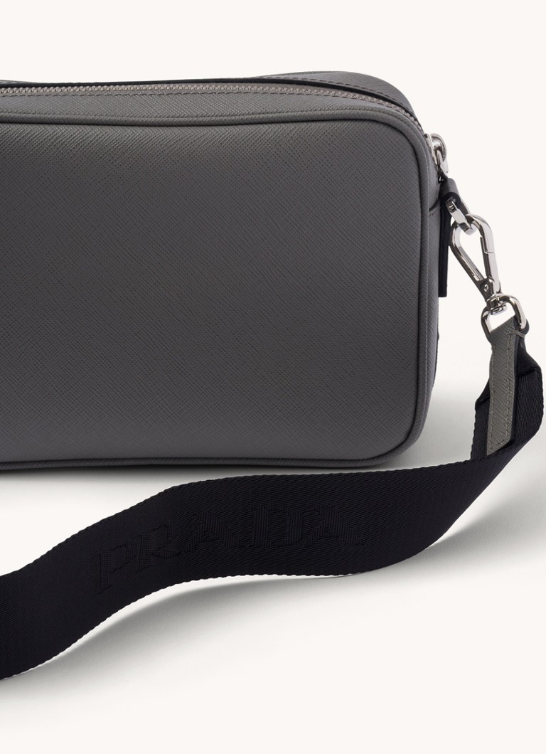 Prada leather shoulder bag with detachable shoulder strap