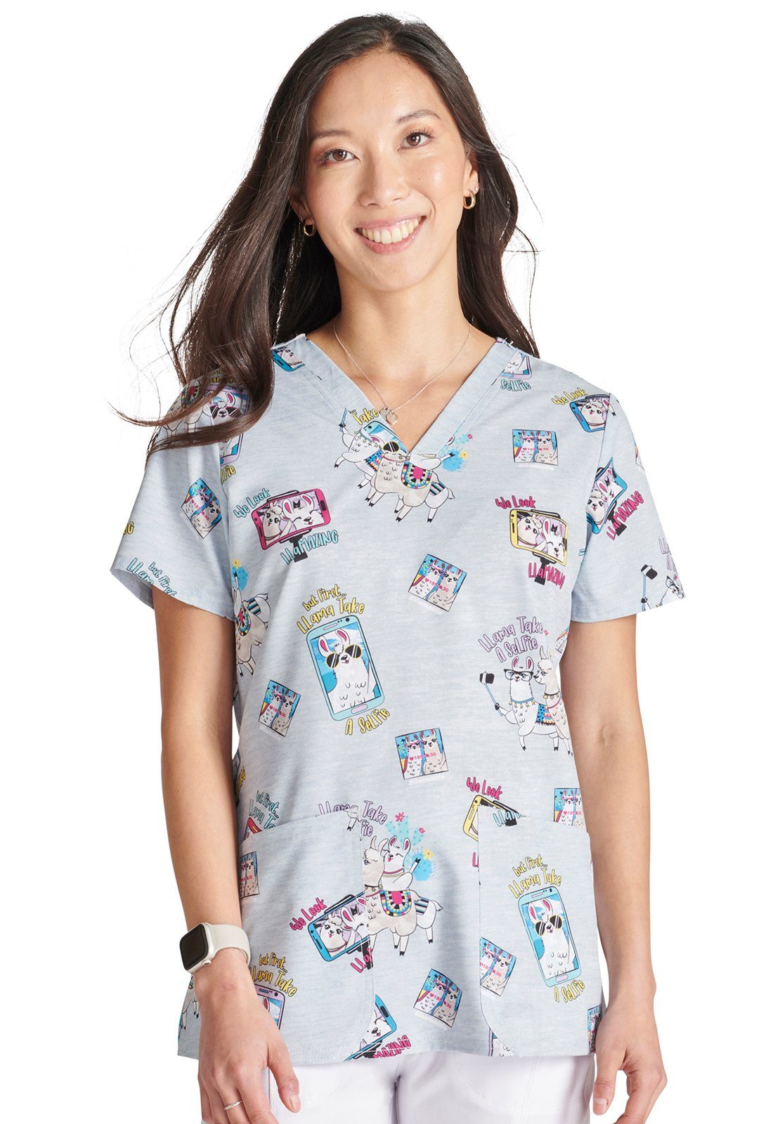 Cherokee Funktionsbluse Bunt bedruckter Damen Kasack 