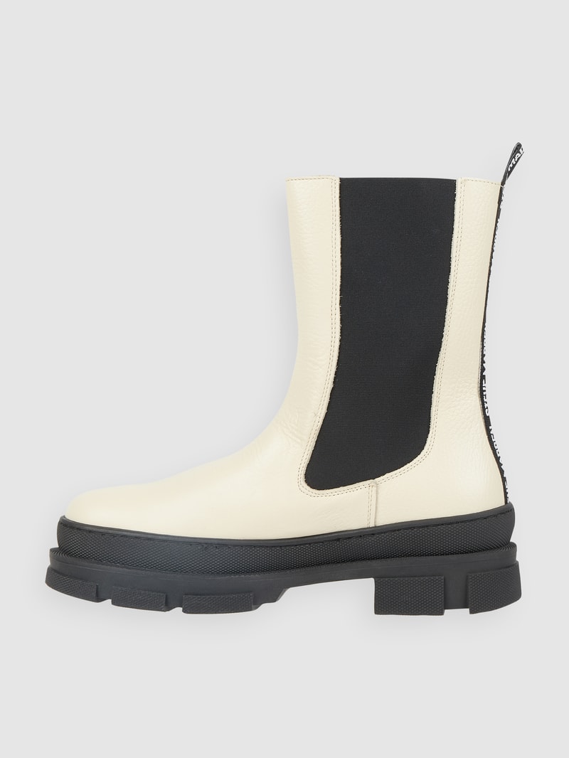 Chelsea Boots aus Leder Modell 'Filina' in beige