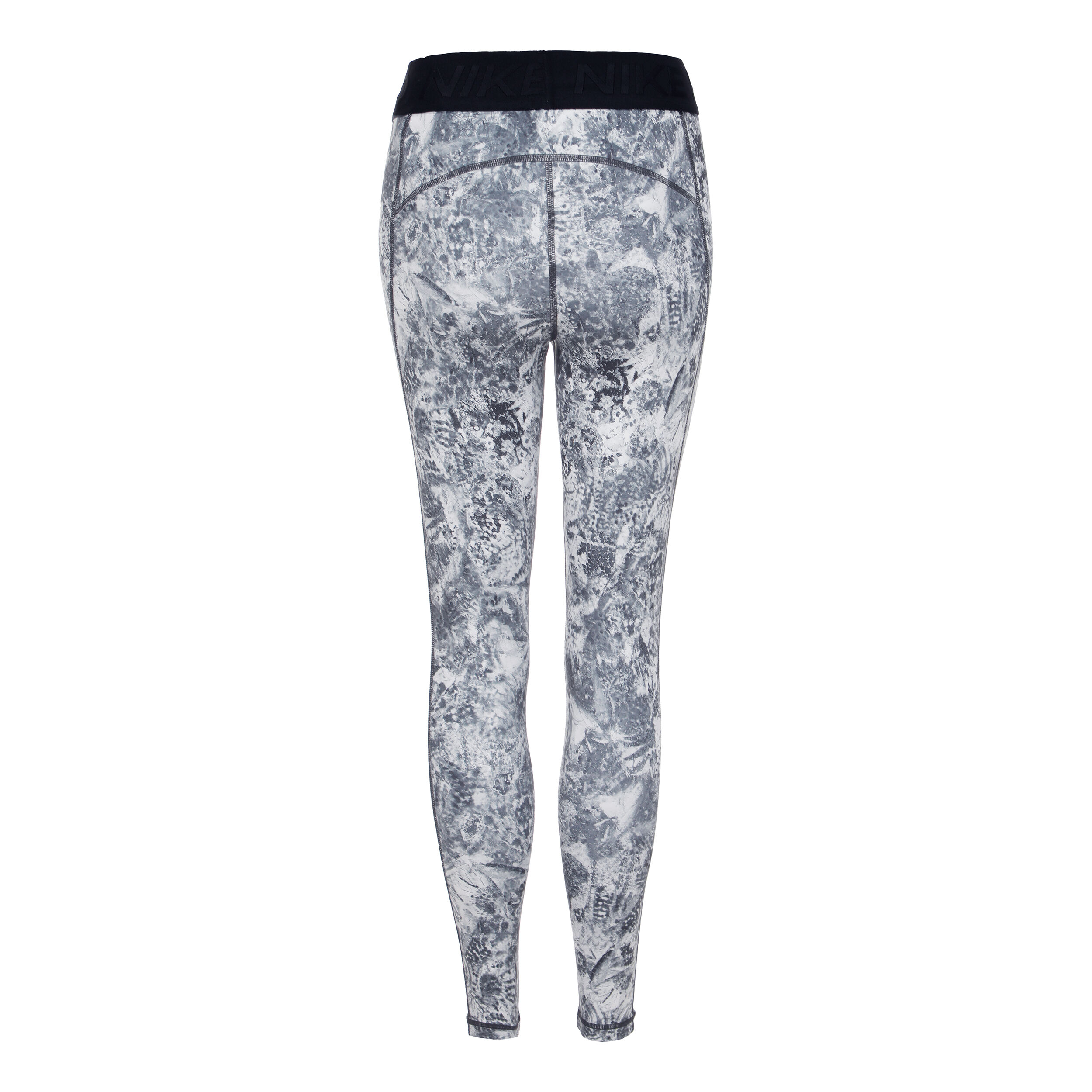 Dri-Fit Performance Mid Rise All Over Print Tight Damen - Weiß, Schwarz