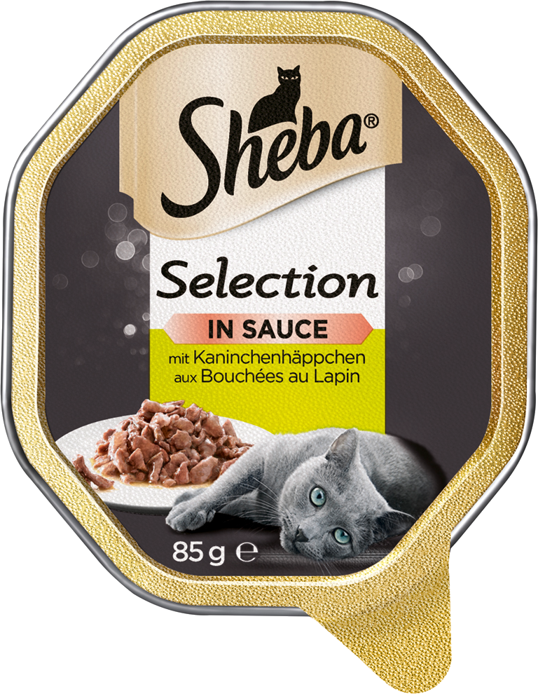 Sheba Nassfutter Sheba Selection in Sauce 22x85g mit Kaninchenhäppchen